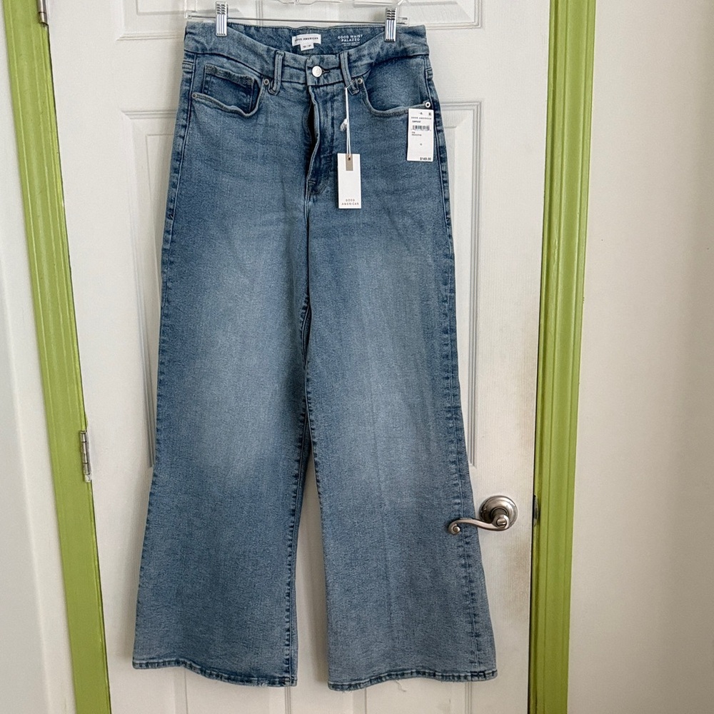 Good American Good Waist Palazzo